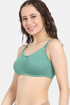 Rosaline Rerooted Simplicity Everyday Double Layered Non Wired 3/4th Coverage T-Shirt Bra (Pack of 2) - Multicolor — thumbnail 4